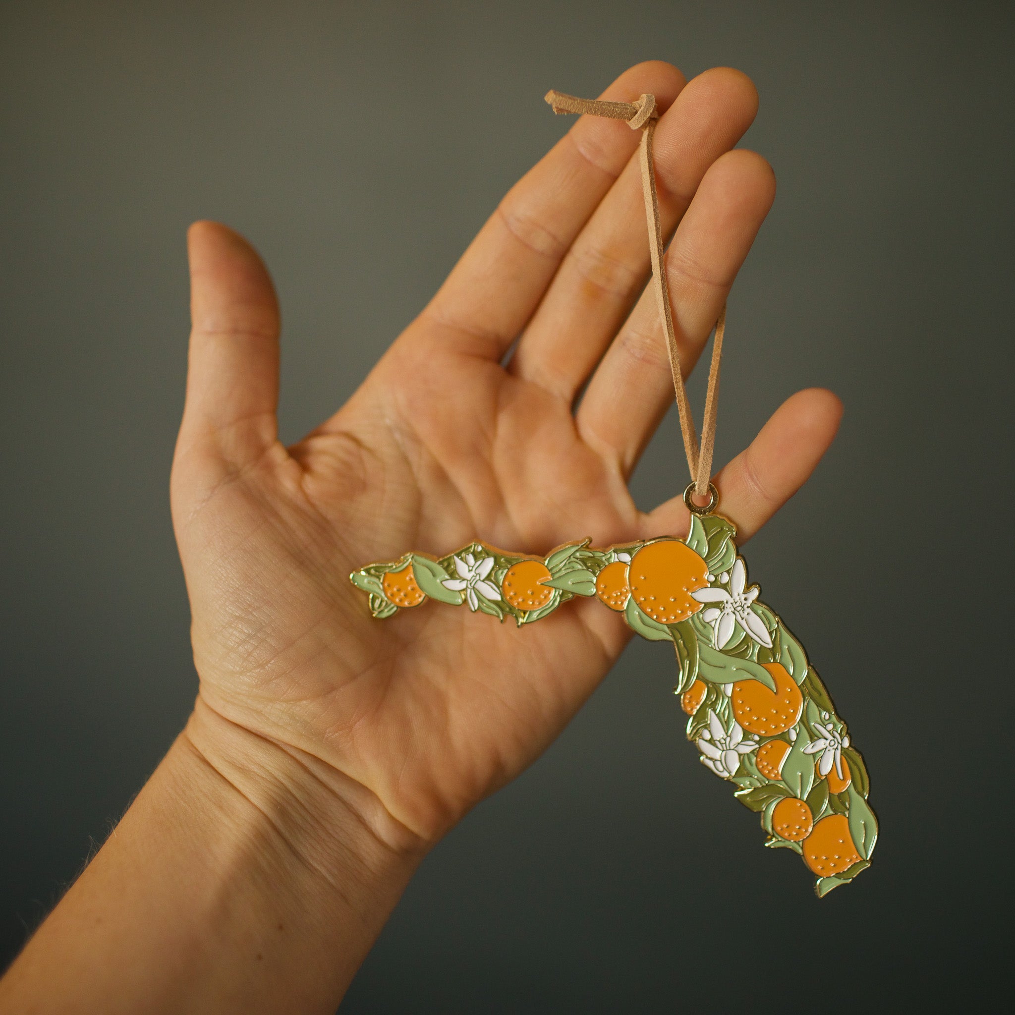 Florida Enamel Ornament – Jenna Alexander