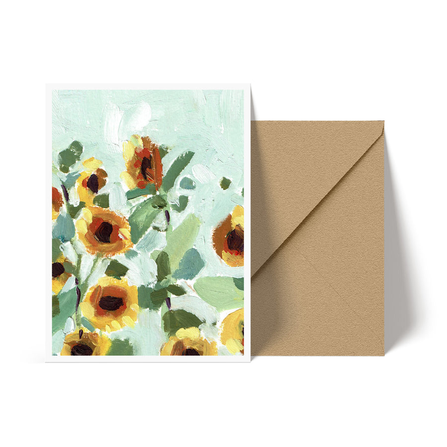 Lincolnville Sunflowers Note Card