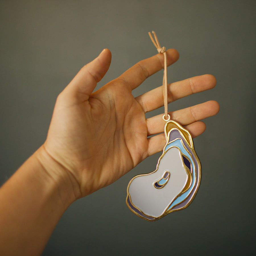 Oyster Enamel Ornament