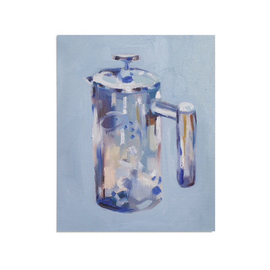 Blue French Press