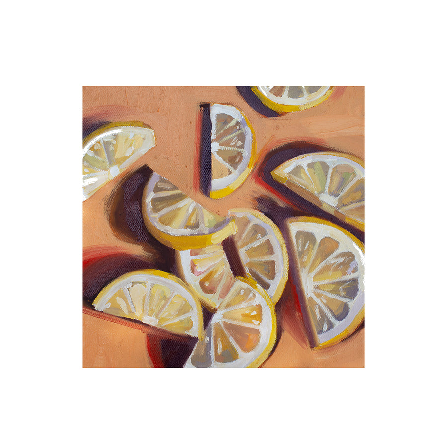 Lemon Slices ☀ Original 12 x 12 in