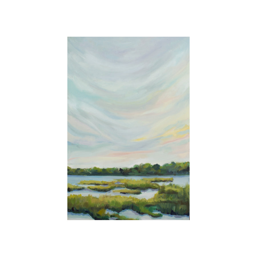 Marsh at Dusk ☀ Original 20x30in