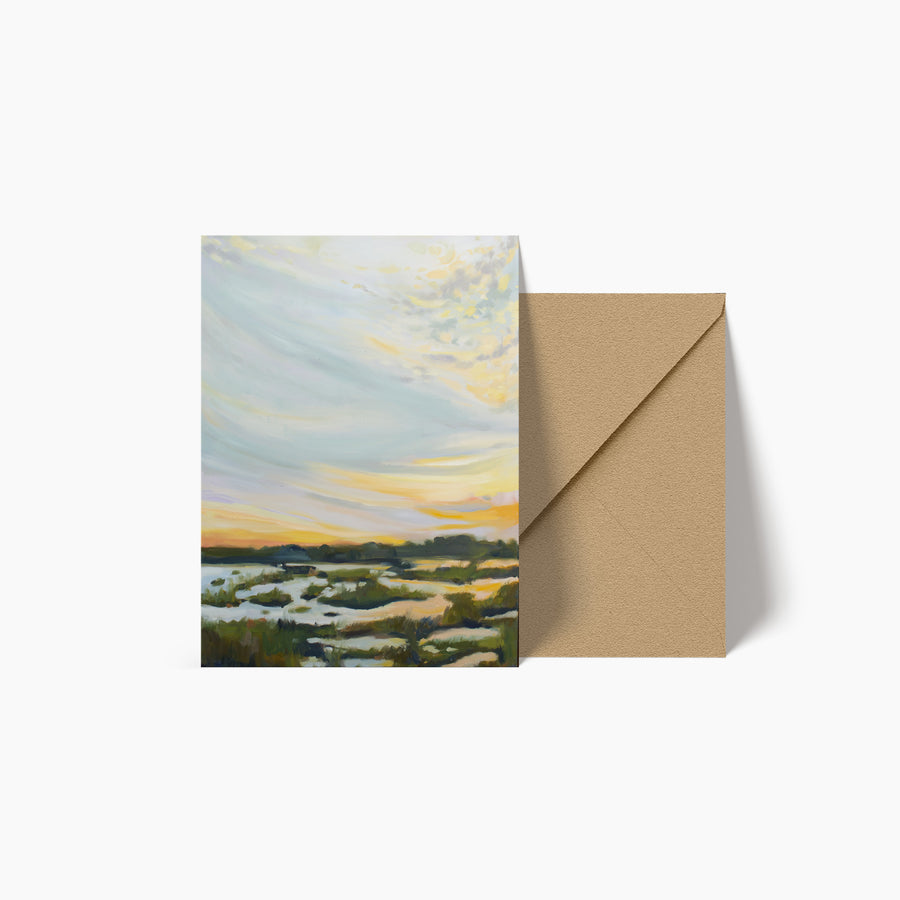 Marsh at Dawn Note Card