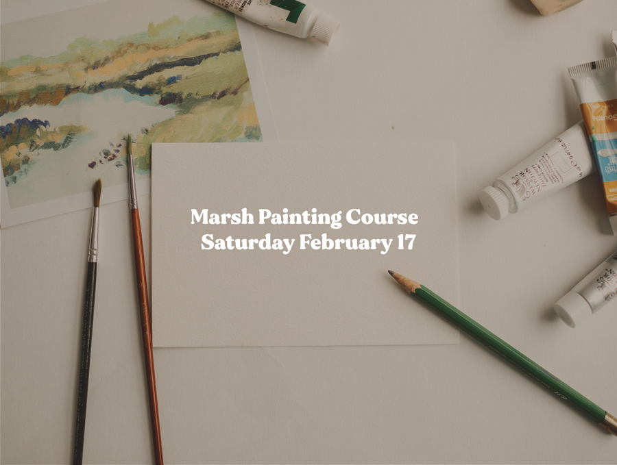 Vintage Marsh Postcard Painting Workshop | Saturday, February 17th