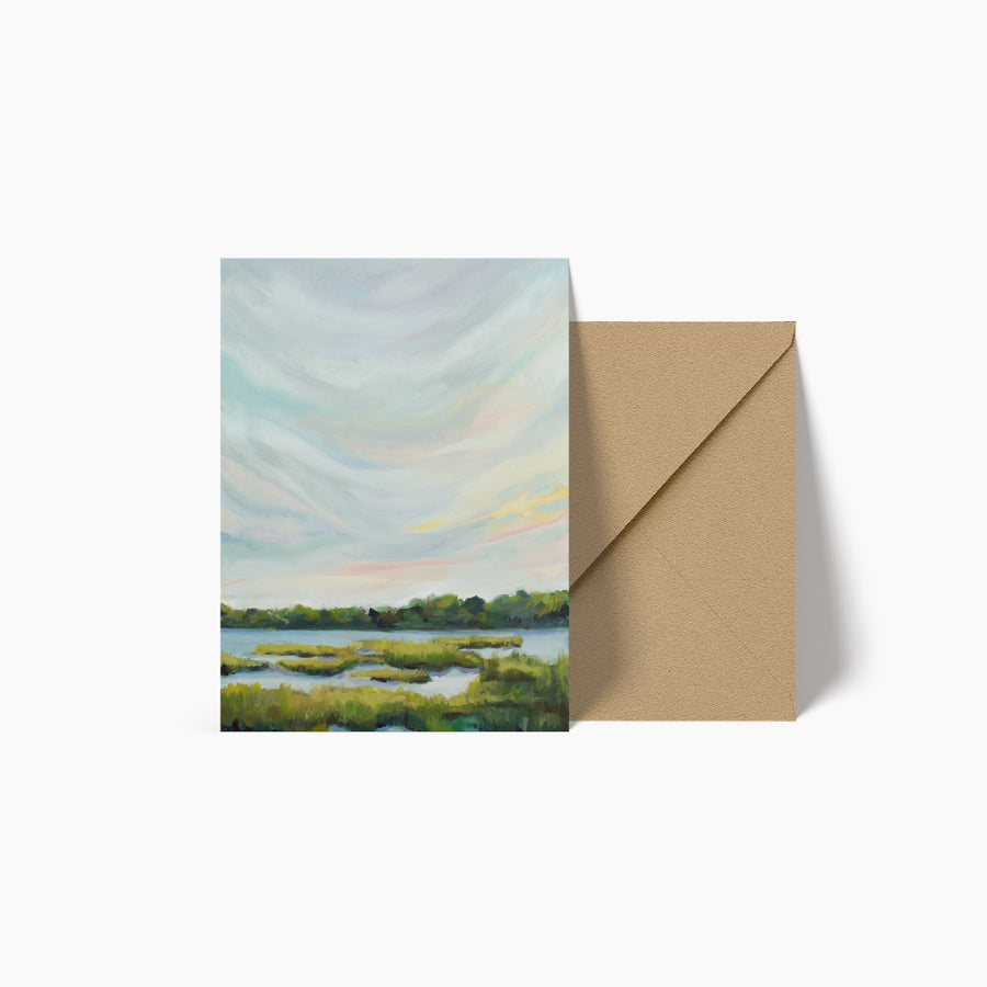 Marsh at Dusk Note Card
