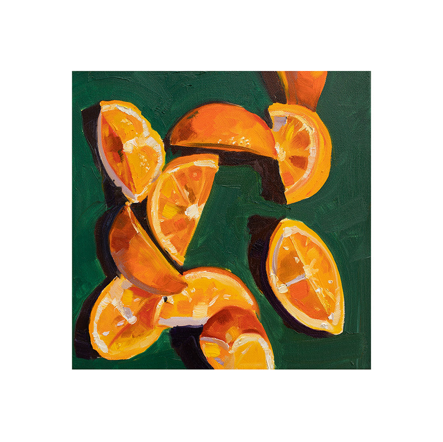 Orange Slices ☀ Original 10 x 10 in