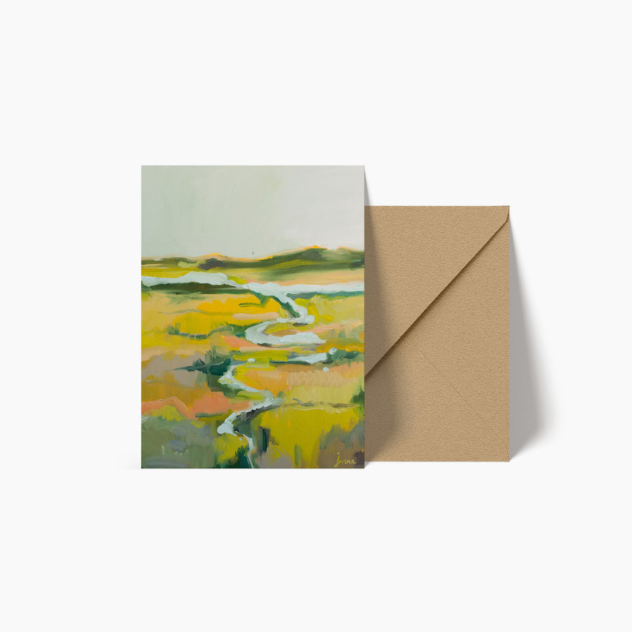 Summer Marsh Note Card