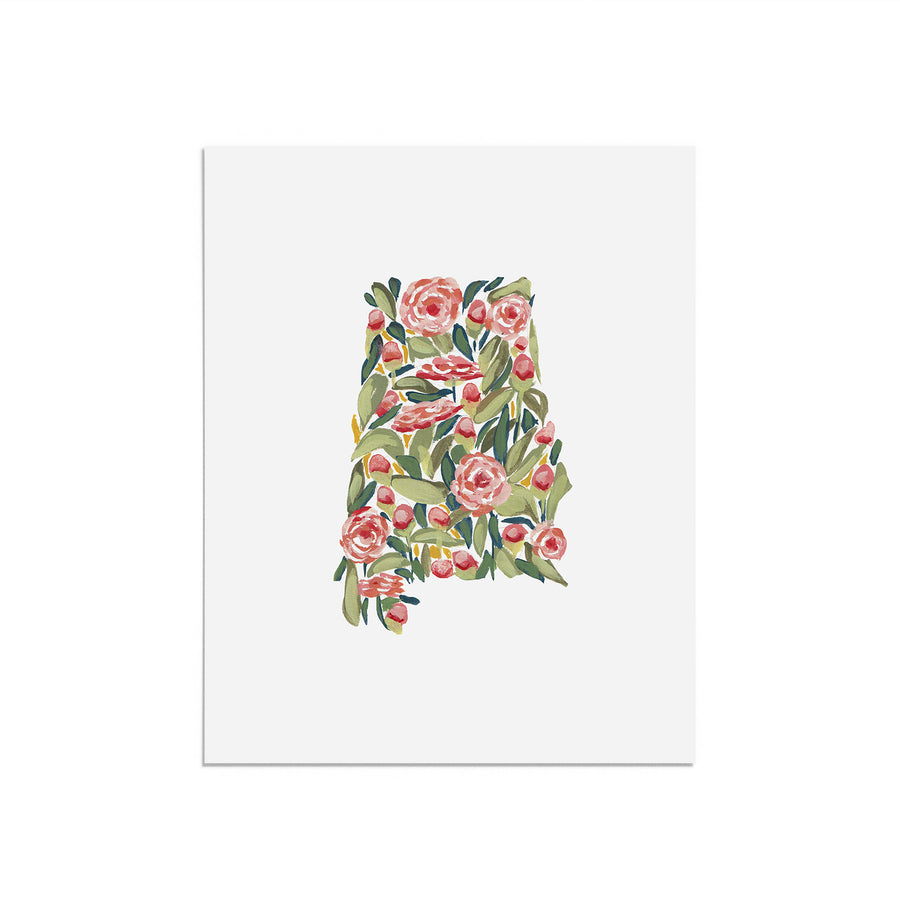Alabama State Flower Print