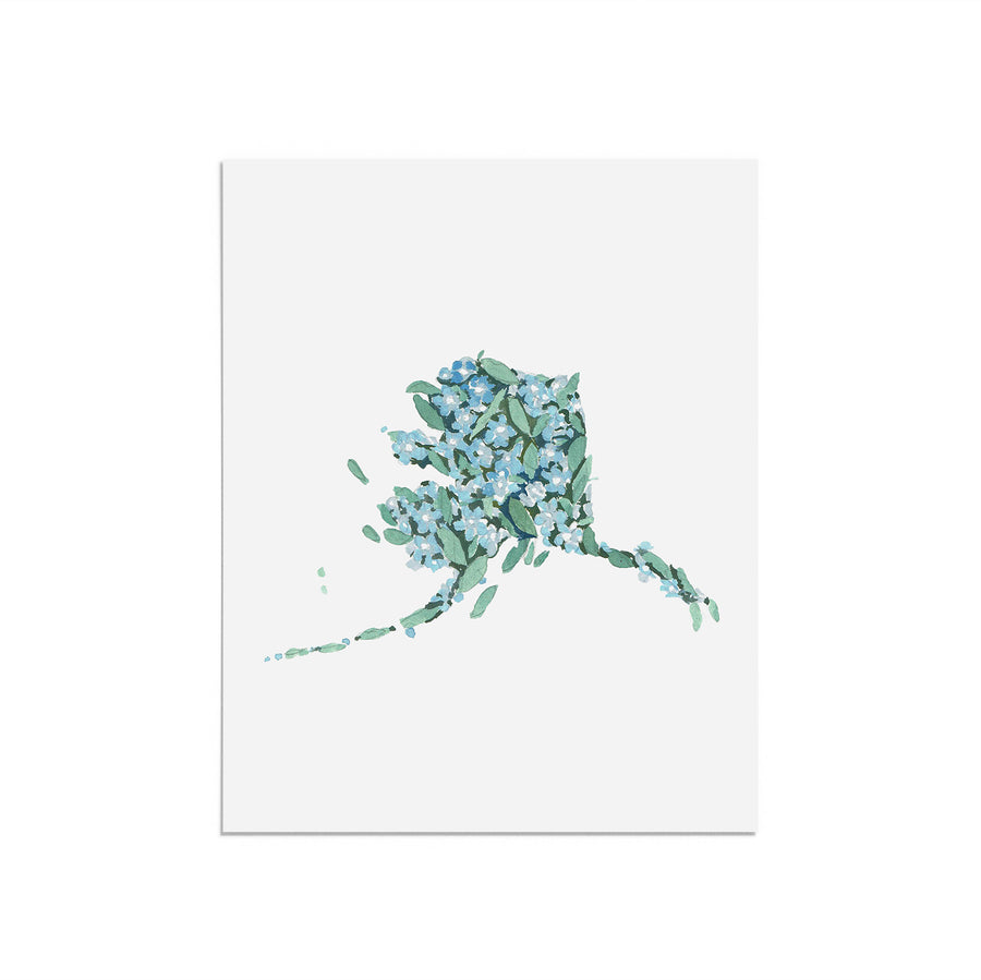 Alaska State Flower Print
