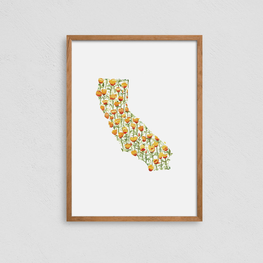 California State Flower Print