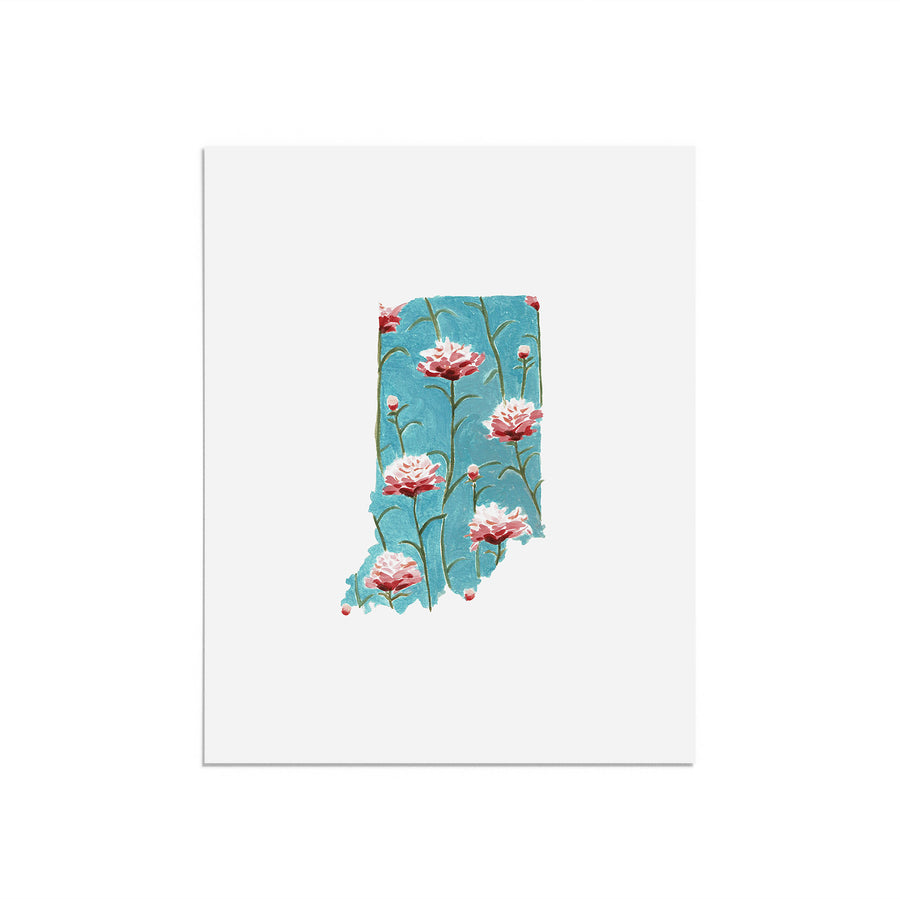 Indiana State Flower Print