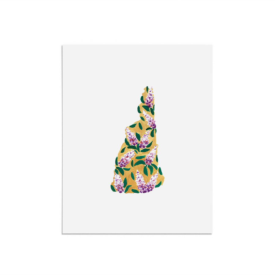 New Hampshire State Flower Print