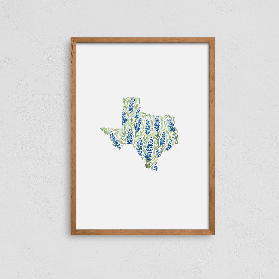 Texas State Flower Print