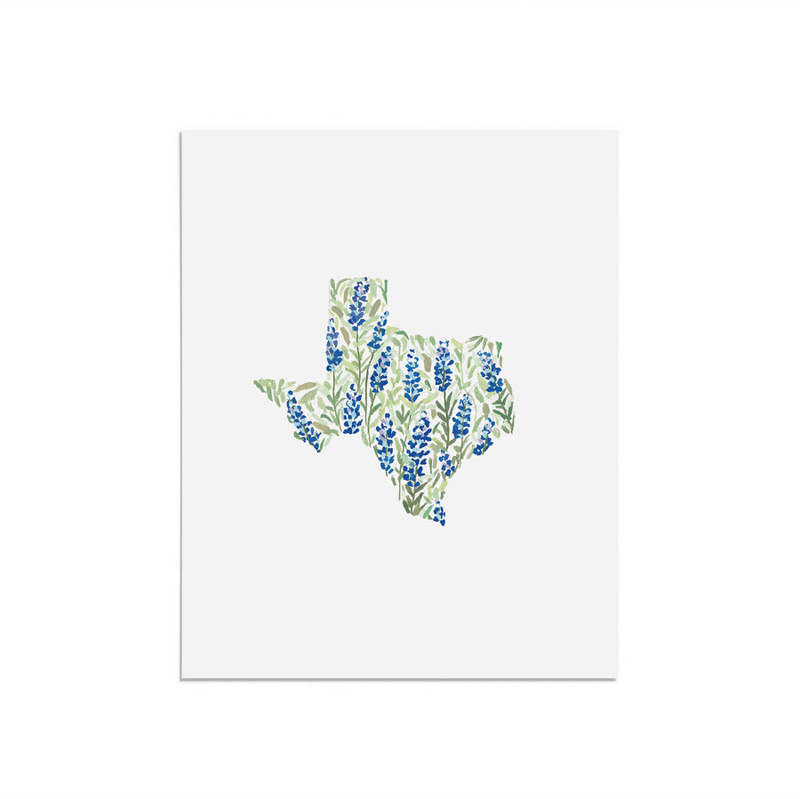 Texas State Flower Print